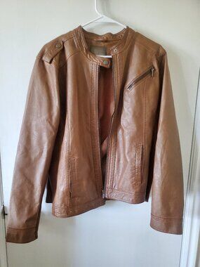 Maurices brown faux leather jacket